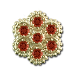 r1001 Garnet Bracelet Slide 